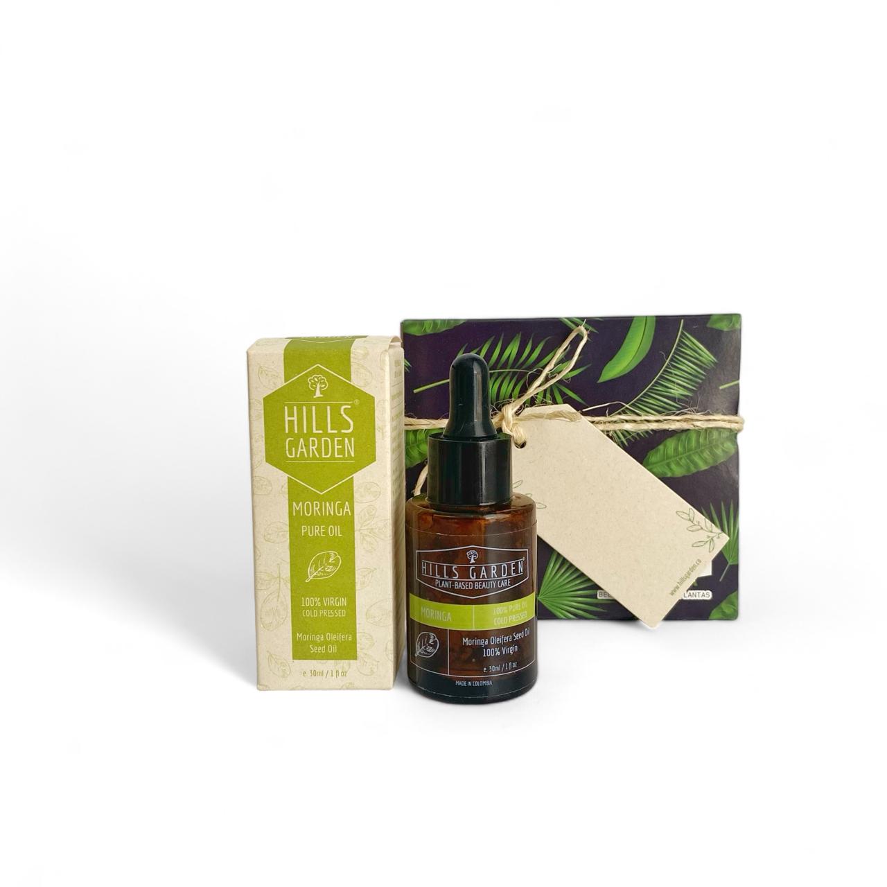 Aceite Puro Moringa 30ml en caja de regalo