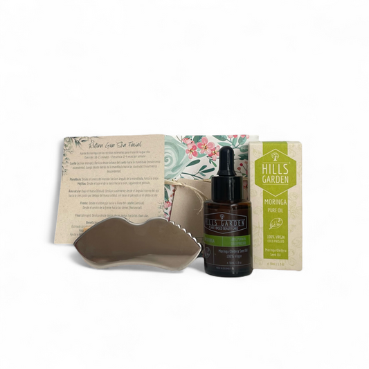 Ritual Aceite de Moringa + Gua-Sha