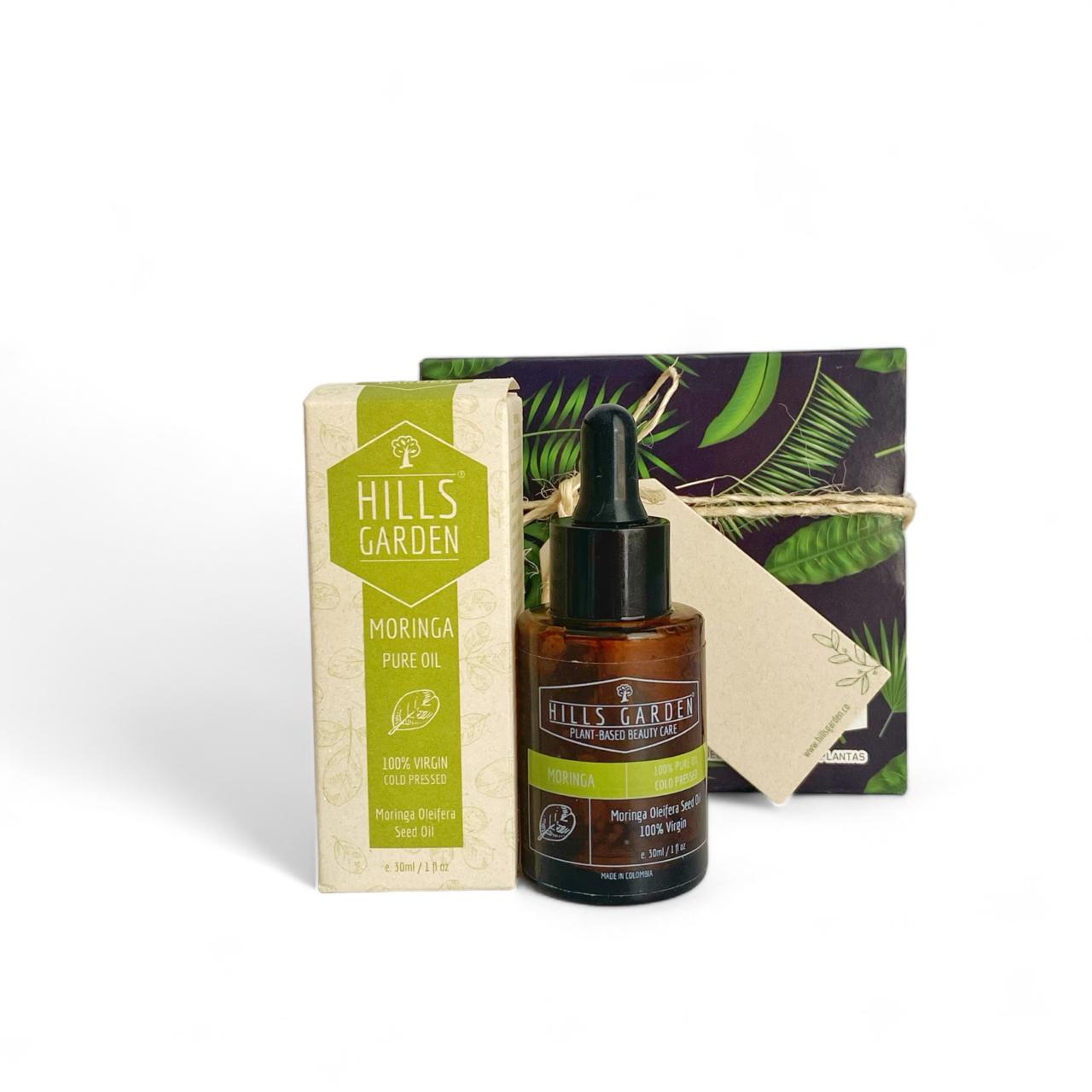Aceite Puro Moringa 30ml en caja de regalo