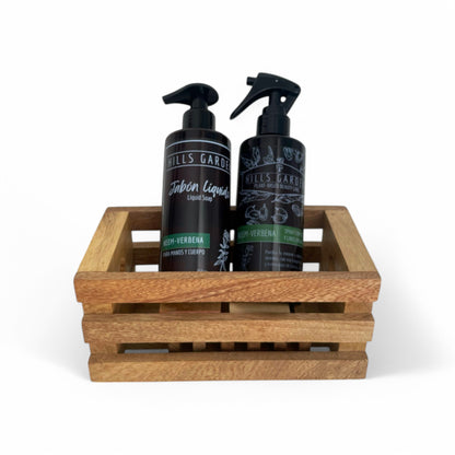 Kit Jabón Líquido + Spray 250ml + Canasta