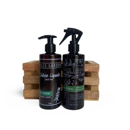 Kit Jabón Líquido + Spray 250ml + Canasta