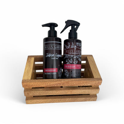 Kit Jabón Líquido + Spray 250ml + Canasta