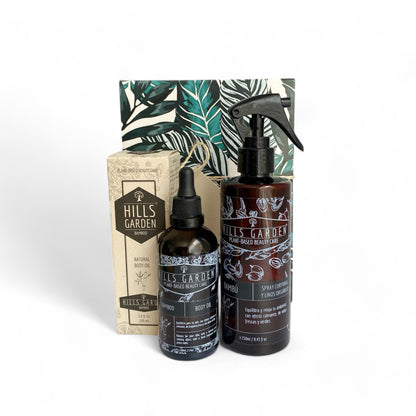 Kit Aceite corporal 100 ml +  Spray 250 ml